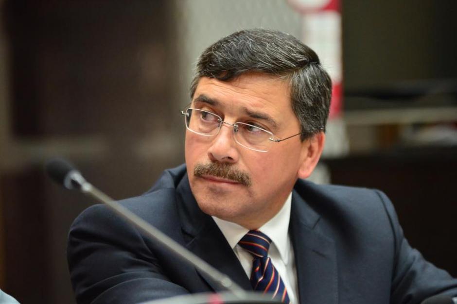 El excandidato vicepresidencial por el partido Líder, Édgar Barquín durante su tercer día de audiencia de primera declaración. (Foto: Jesús Alfonso/Soy502)