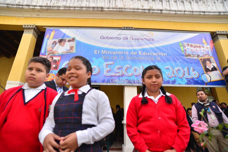 Este lunes 11 de Enero se inaugur&oacute; el Ciclo Escolar 2016. &nbsp;(Foto: Wilder L&oacute;pez/Soy502)