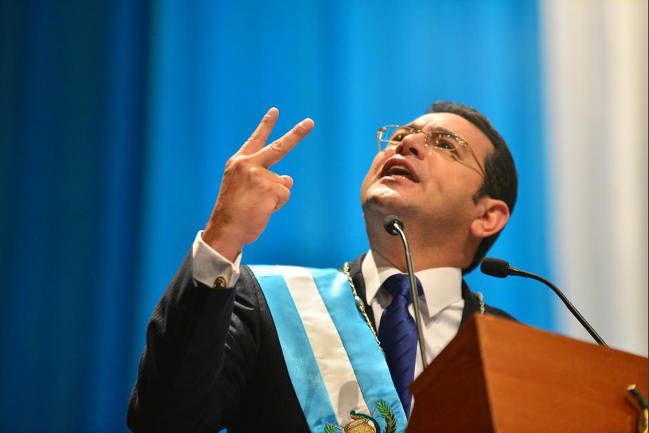 Jimmy Morales asumió como presidente de Guatemala para el período 2016-2020. (Foto: Wilder López/Soy502)&nbsp;