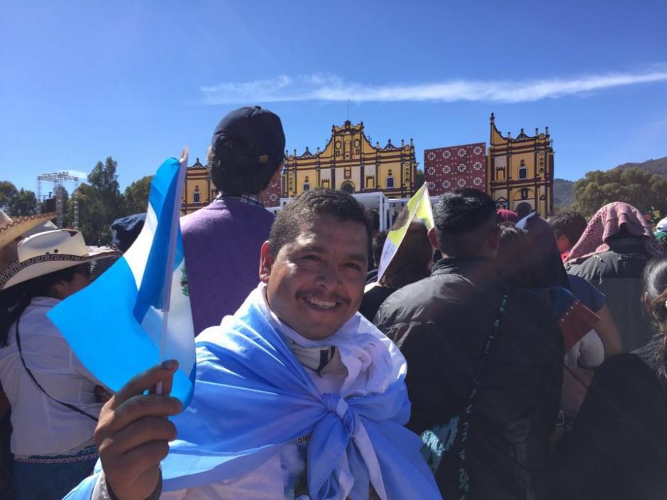 Cientos de Guatemaltecos visitaron Chiapas para ver de cerca al Papa Francisco. (Foto: Vivian Mutz/Nuestro Diario)