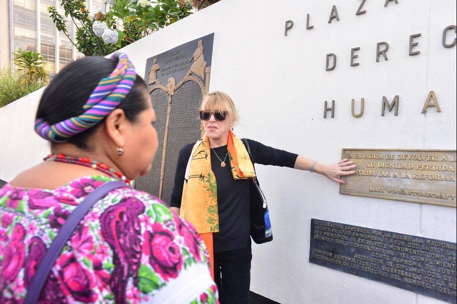 La Premio Nobel, Jody Williams, acompa&ntilde;&oacute; el jucio Sepur Zarco y celebr&oacute; su sentencia. (Foto: Archivo/Soy502)