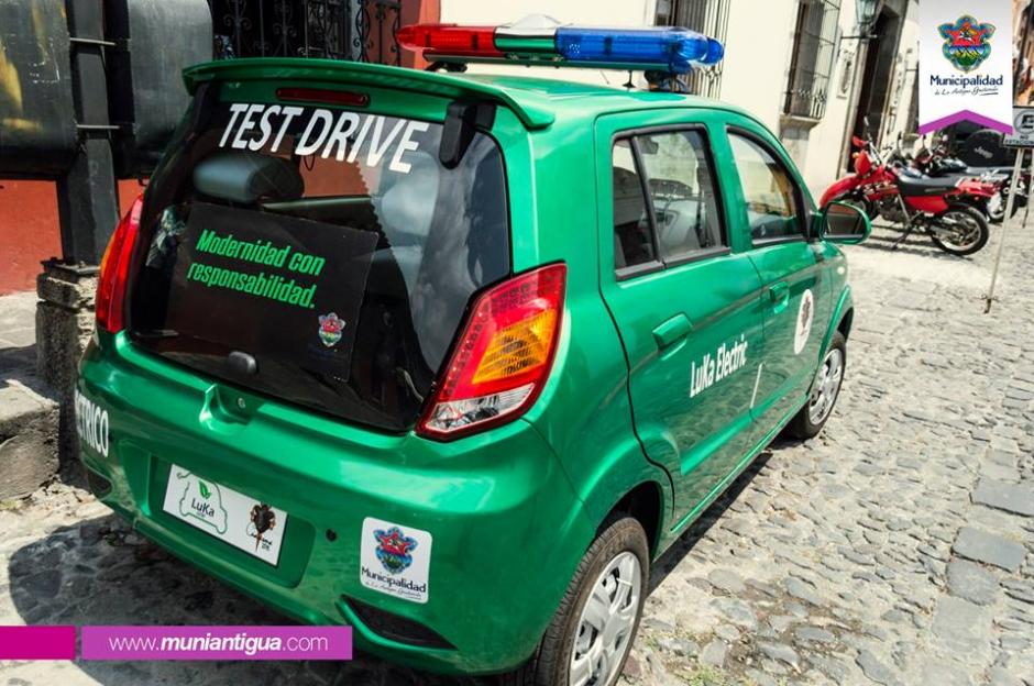 Los vehículos eléctricos estarán a prueba durante la Semana Santa. (Foto: Municipalidad de Antigua Guatemala)