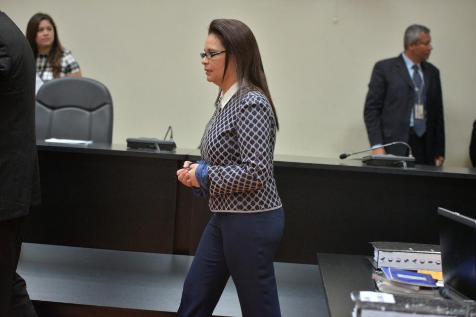 Roxana Baldetti volvi&oacute; a quejarse de un padecimiento que deber&aacute; ser confirmado por el Inacif. (Foto: Archivo/Soy502)&nbsp;