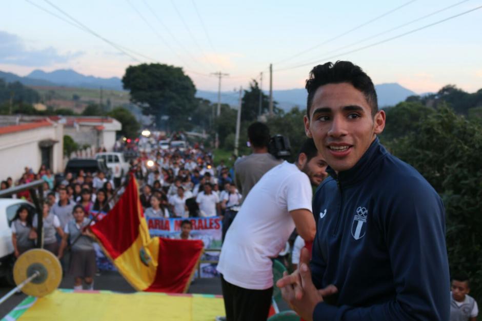 As&iacute; fue recibido &Eacute;dgar PIneda a su llegada a Mataquescuintla. (Foto: Muni Mataquescuintla)