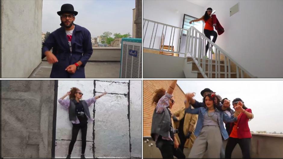El grupo de j&oacute;venes habr&iacute;a dicho que fueron "enga&ntilde;ados" para hacer el video &nbsp;"Happy". (Foto:BBC)&nbsp;