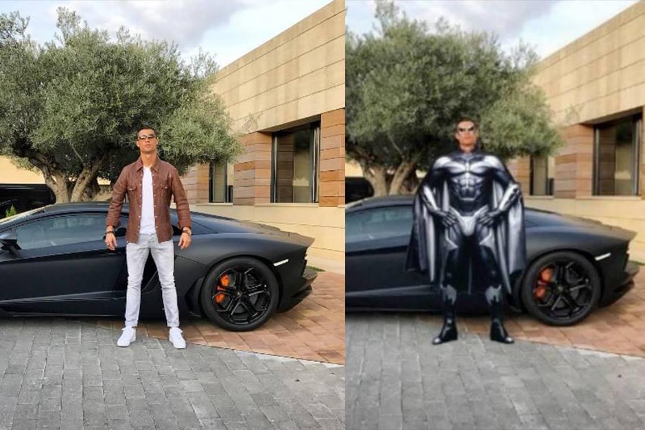 CR7/Batman. (Imagen: MemeDeportes)