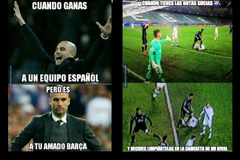 Guardiola venci&oacute; al Bar&ccedil;a, mientras Cristiano...no hizo nada. (MemeDeportes)