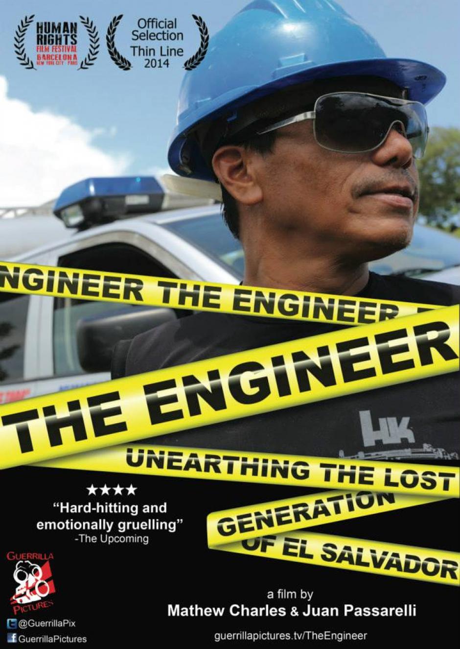 Este es el afiche promocional del documental "El Ingeniero". (Foto: Guerrilla Pictures/Facebook)