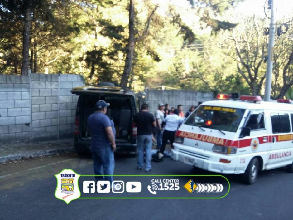 El incidente de transito dej&oacute; varios heridos. (Foto: PMT Santa Catarina Pinula)