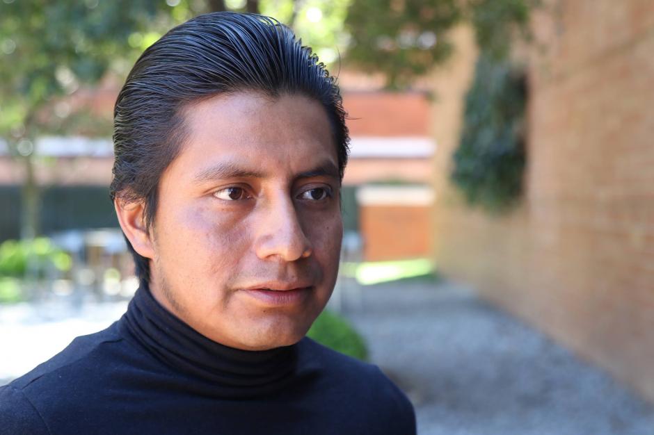 Pedro Cajtunaj explic&oacute; que el apoyo recibido de Techo ha ayudado a su comunidad. (Foto: Alejandro Bal&aacute;n/Soy502)