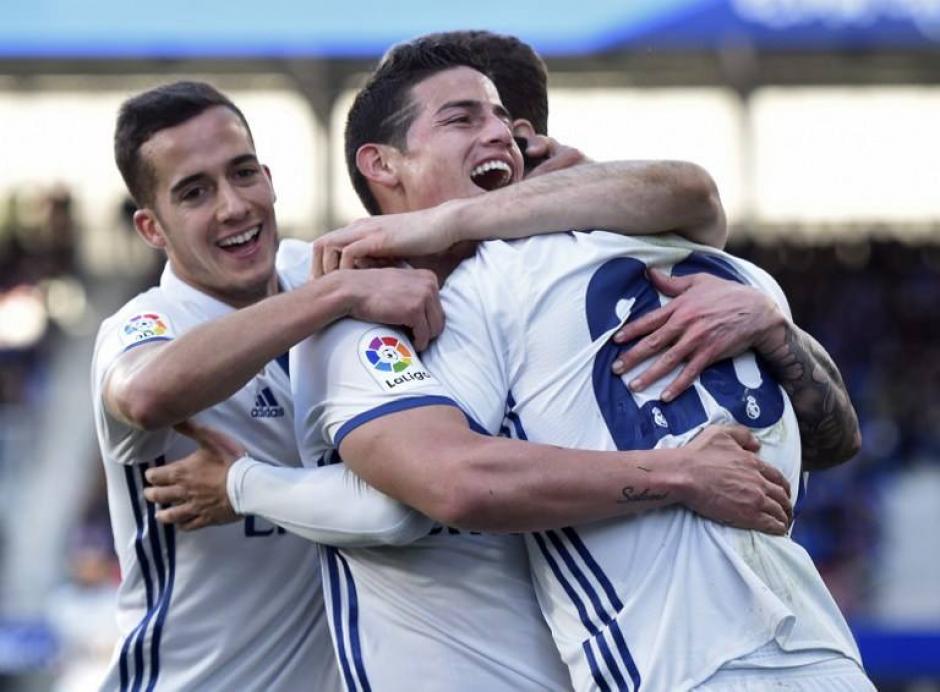 El Real Madrid venci&oacute; al Eibar 4-1 en la jornada 26 de La Liga. (Foto: AFP)