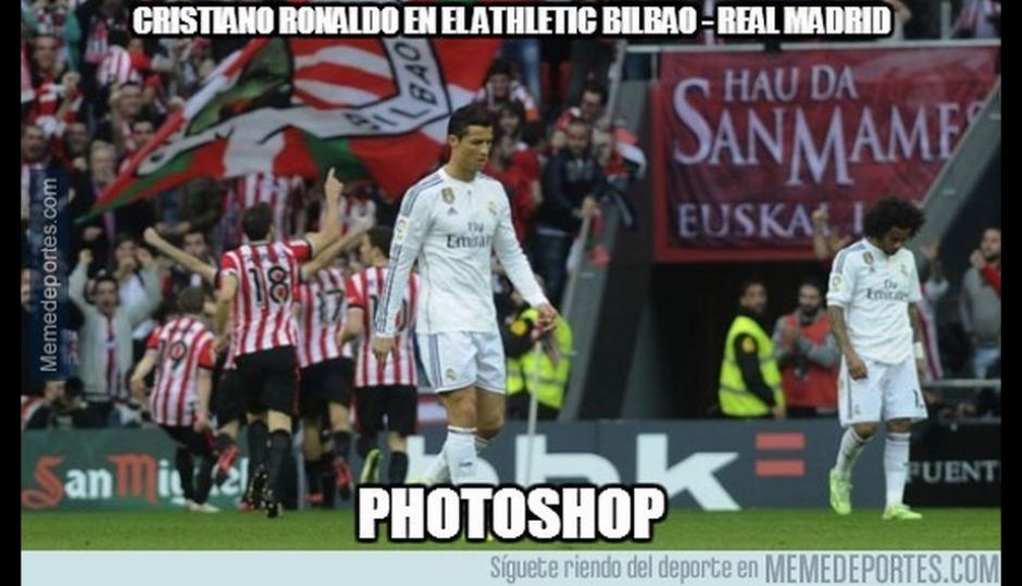 La poca presencia de Cristiano Ronaldo fue el centro de ataque por los usuarios de Twitter que difundieron esta imagen. (Foto: Twitter)