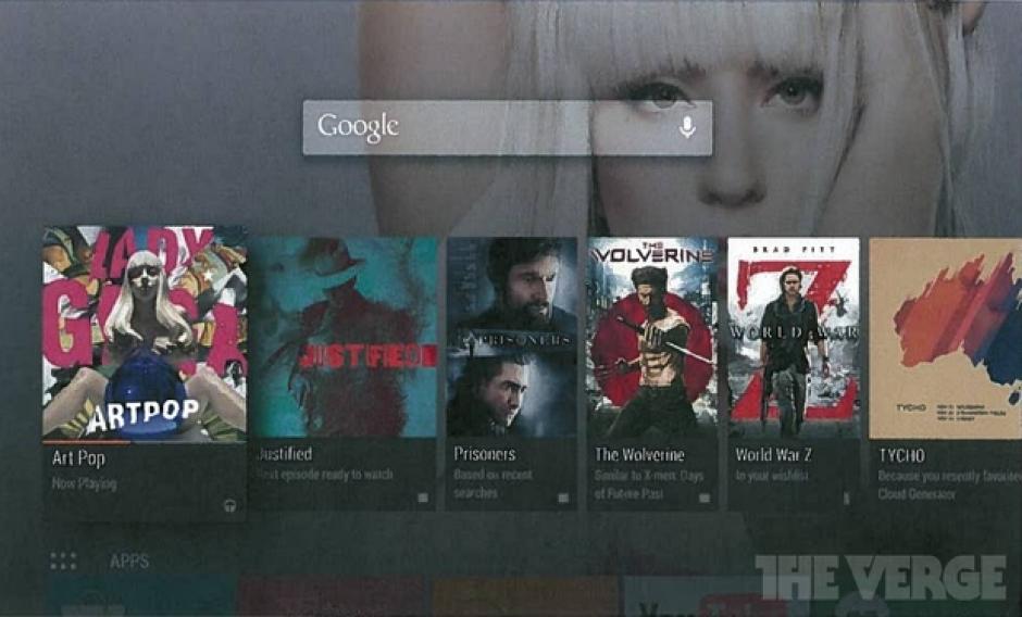 The Verge, filtró imágenes de lo que sería la unificación de dispositivos para el televisor de Google bajo el nombre de Android TV. (Foto: The Verge)