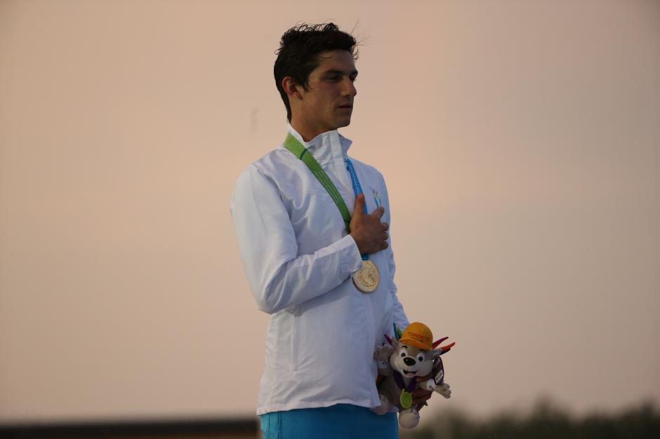 Charles Fern&aacute;ndez con 19 a&ntilde;os, debut&oacute; en Juegos Panamericanos, y gan&oacute; su primer oro. (Foto: Pedro Pablo MIjangos/Soy502)