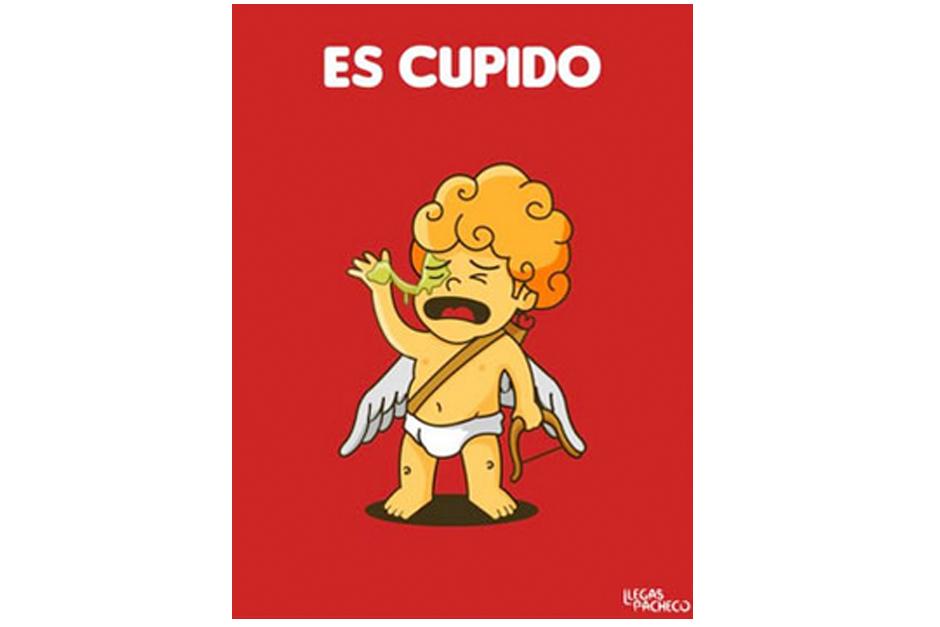 "Es-cupido" lleg&oacute; a las redes sociales. (Foto: Twitter)