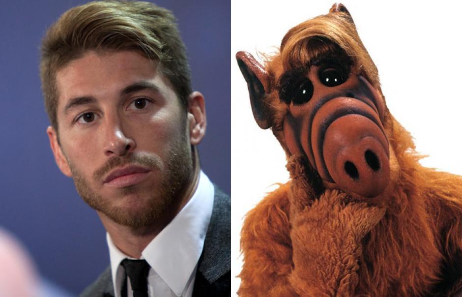 &nbsp;Sergio Ramos y Alf. (Foto:&nbsp;huffingtonpost.es)