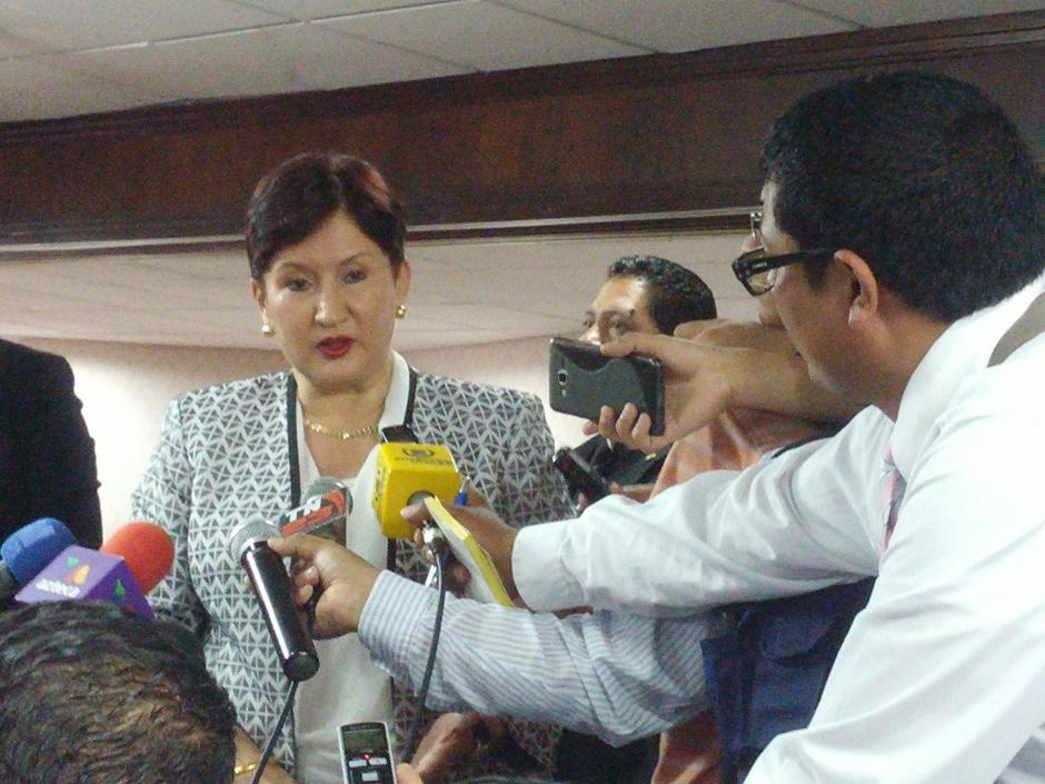 Un día después del cese de la inmunidad de Otto Pérez, la fiscal general anunció las acciones que seguirán. (Foto: Mario Cordero/Soy502)