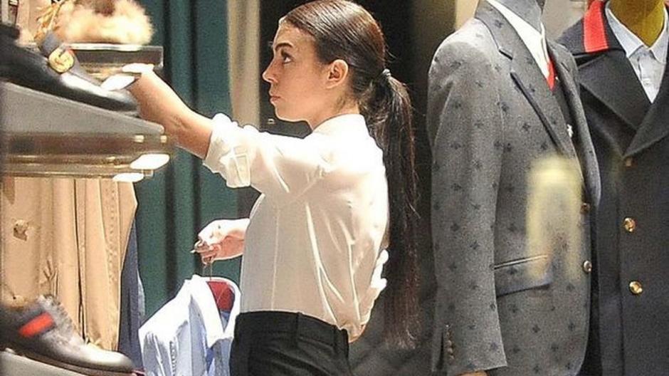 Georgina Rodr&iacute;guez fue despedida de Prada por la fama de Cristiano Ronaldo. (Foto: Twitter)