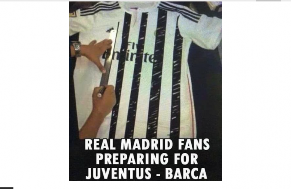 El partido entre la Juve y el Barcelona gener&oacute; reacciones. (Foto: MemeDeportes) 