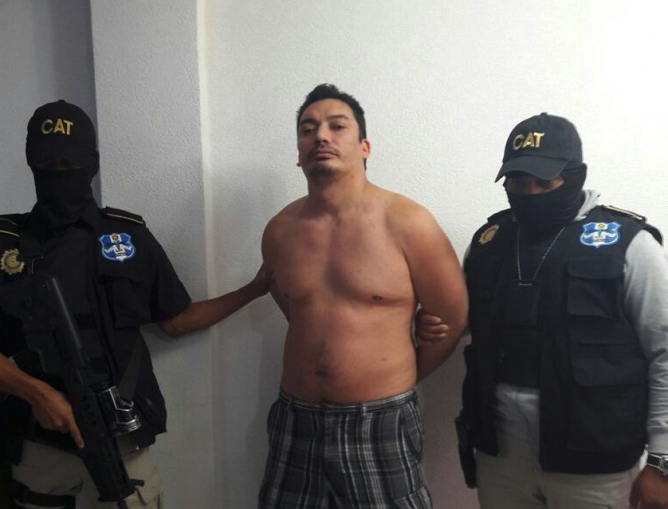 La PNC captur&oacute; a Pedro Benjam&iacute;n Rivas Zelaya, alias el Sniper. (Foto: PNC) 