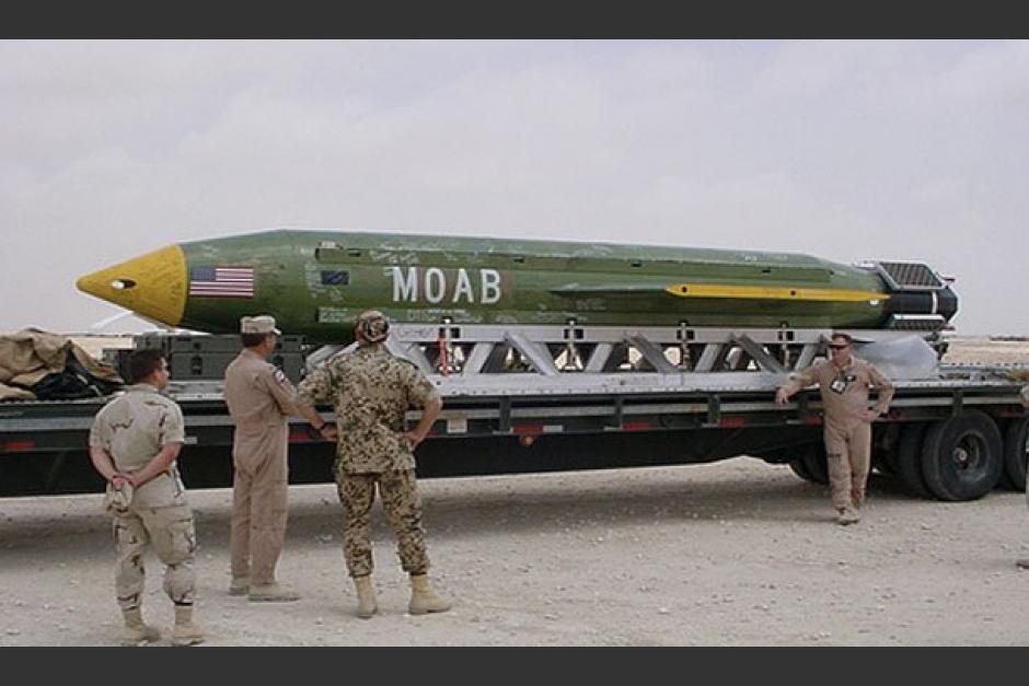 Esta es la bomba conocida como "la madre de todas las bombas". (Foto: Archivo/Soy502)&nbsp;