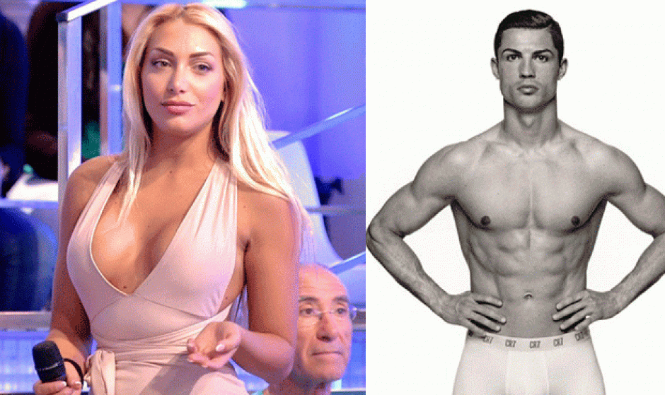 Elisa de Panicis asegura que CR7 no est&aacute; tan bien dotado como se ve en las fotos. (Foto: Twitter)