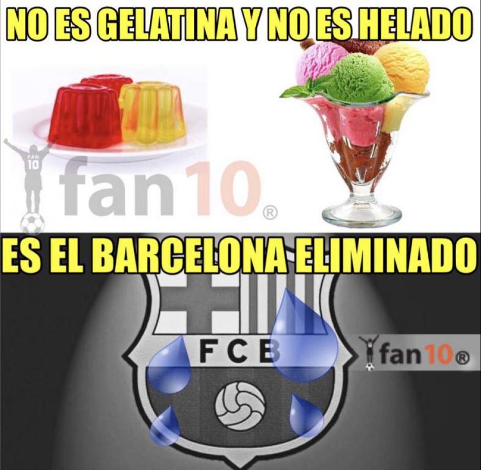 El Barcelona est&aacute; eliminado. (Foto: Twitter)