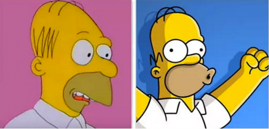 Homero Simpson si lucir&iacute;a totalmente diferente. (Foto: buzzfeed.com)