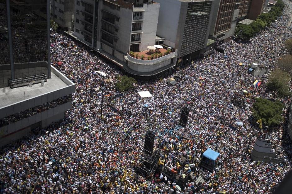Las manifestaciones han sido convocadas por la oposición al gobierno de Nicolás Maduro, presidente venezolano. (Foto: AFP)