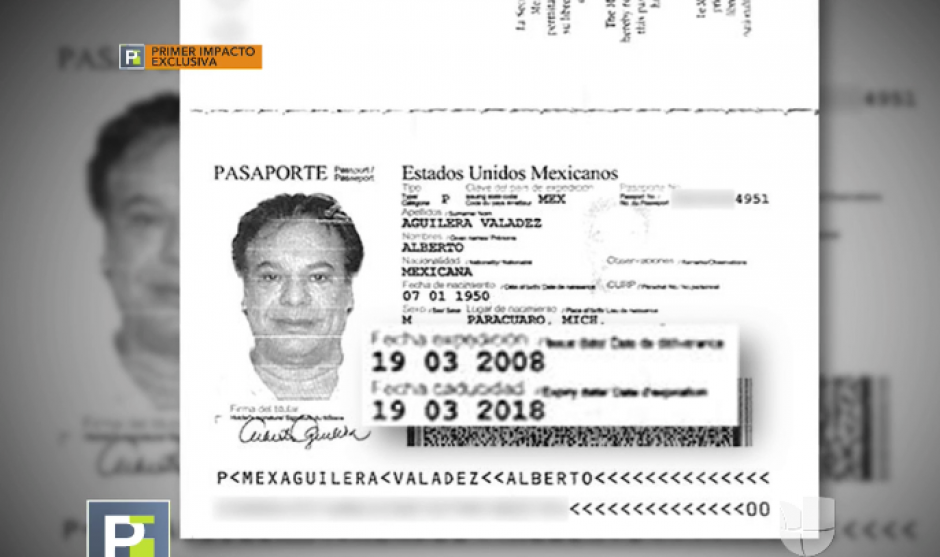 Este ser&iacute;a el pasaporte con el que Juan Gabriel suscribi&oacute; su testamento. (Foto: captura de video)