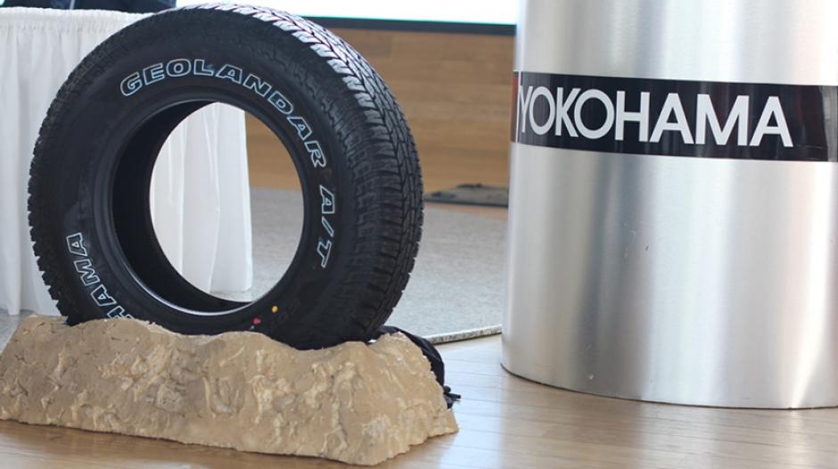 La nueva serie de neum&aacute;ticos Geolandar AT G015 es la culminaci&oacute;n de los veinte a&ntilde;os de evoluci&oacute;n de la marca Yokohama. (Foto: Magui Medina/Soy502)