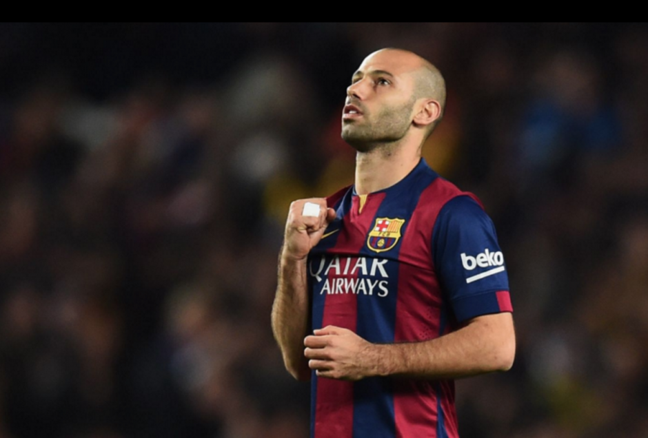 Javier Mascherano anot&oacute; su primer gol en Liga con el Barsa. (Foto: Archivo/Soy502)