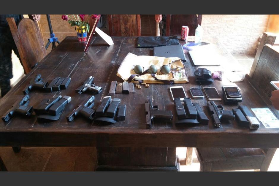 Marlon Roderico Monroy S&aacute;nchez es el hijo de El Fantasma, que fue extraditado a Estados Unidos y se le acusa de poseer armas del Ej&eacute;rcito de Guatemala. (Foto: PNC)&nbsp;