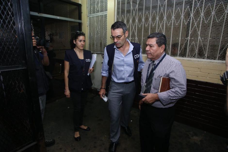 Delegados de la CIDH en su recorrido por la Torre de Tribunales. (Foto:&nbsp;Andrés Girón/ Nuestro Diario)