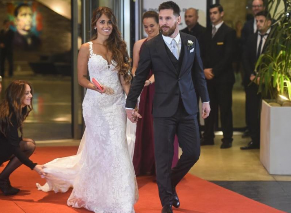 La boda de Lionel Messi y Antonella Roccuzzo se realiz&oacute; el 30 de junio. (Foto: AFP)