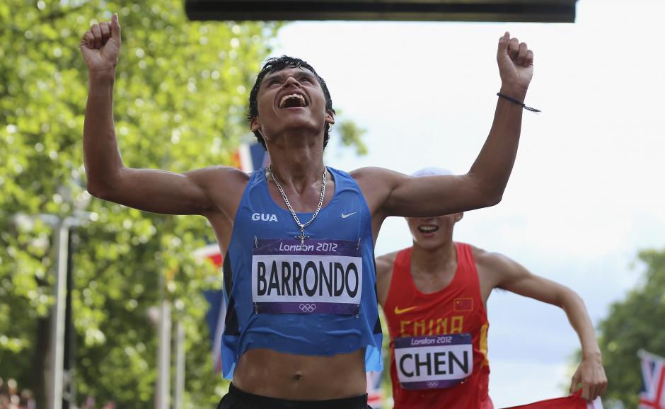 Erick Barrondo ganó la medalla de plata olímpica en Londres&nbsp;el 4 de agosto de 2012. (Foto: archivo /Soy502)