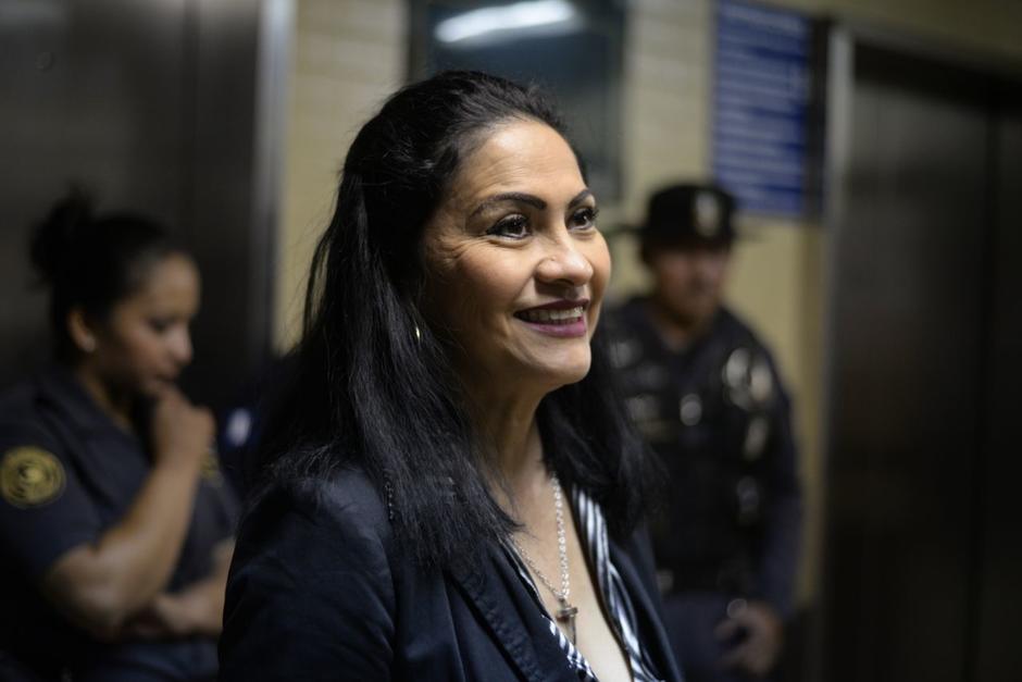 Marixa Lemus "La Patrona" lleg&oacute; a los tribunales para una audiencia. (Foto: Wilder L&oacute;pez/Soy502) 