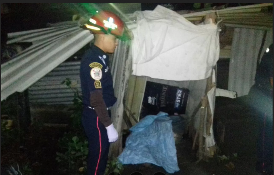 El perro atacó al hombre y a la pareja de este último. (Foto: Bomberos Municipales Departamentales)&nbsp;