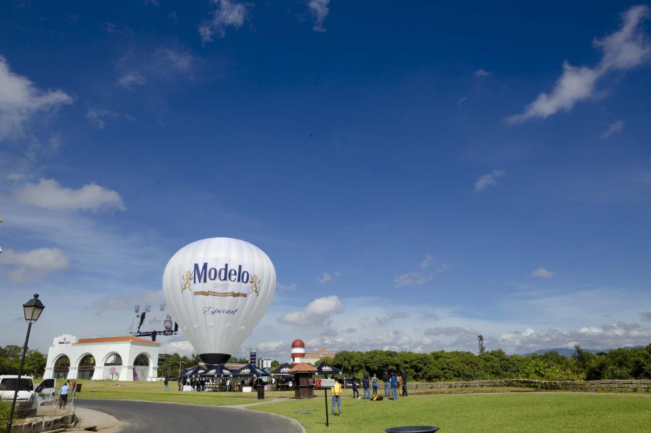 El globo aerost&aacute;tico de Modelo estar&aacute; el 9 y 10 de septiembre en ciudad de Guatemala. (Foto: George Rojas/Soy502)