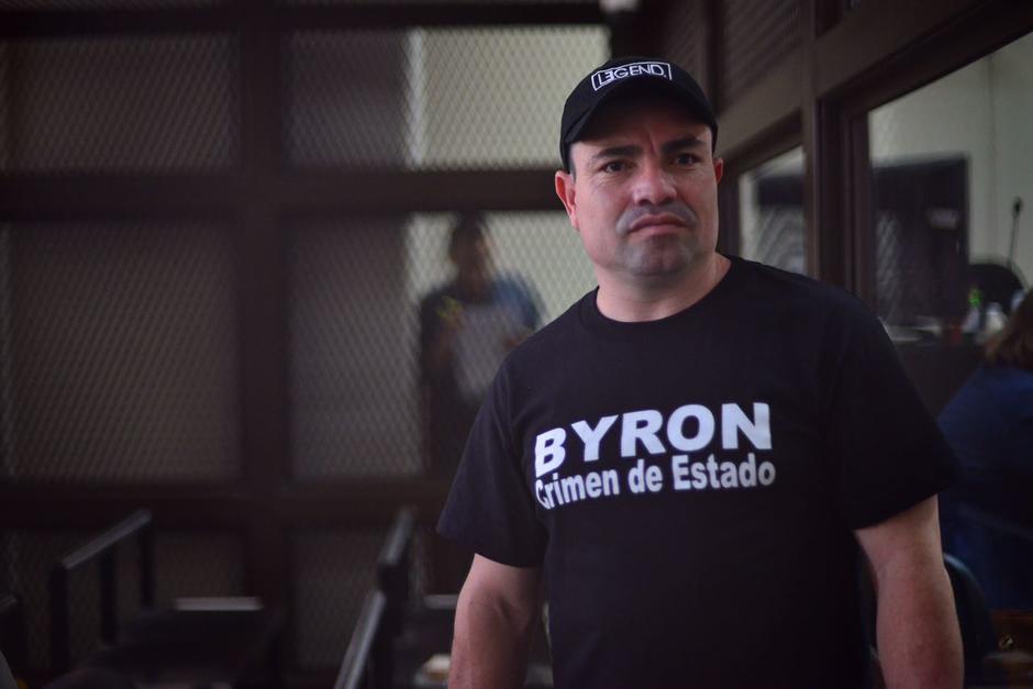 Marvin Montiel Marín "El Taquero" fue trasladado a la Torre de Tribunales. (Foto: Jesús Alfonso/Soy502) 