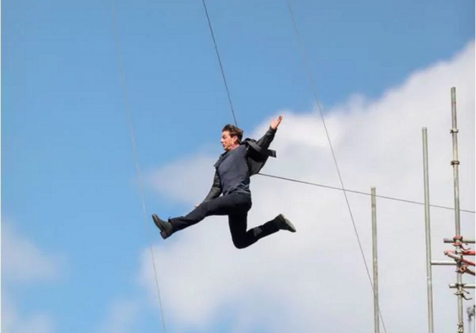 El actor Tom Cruise sufri&oacute; serias lesiones durante el rodaje. (Foto: foto: Infobae)&nbsp;