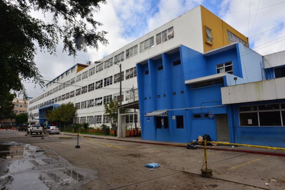 As&iacute; luce esta ma&ntilde;ana el Hospital Roosevelt. (Foto: Jes&uacute;s Alfonso/Soy502) 