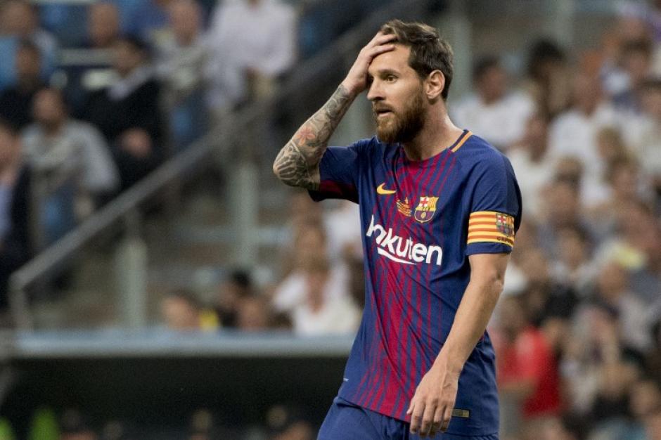Messi se vio afectado tras perder la Supercopa de Espa&ntilde;a, donde sinti&oacute; la ausencia de Neymar. (Foto: AFP)