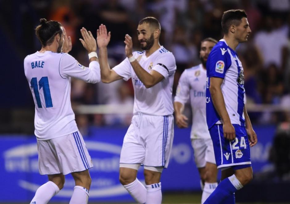 El equipo merengue no tuvo problemas para vencer al Deportivo La Coru&ntilde;a. (Foto: AFP)