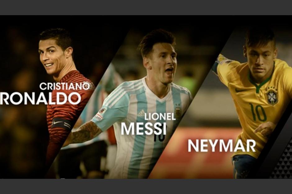 Cristiano Ronaldo, Lionel Messi y Neymar compiten por el premio The Best 2018. (Foto: Don Bal&oacute;n)