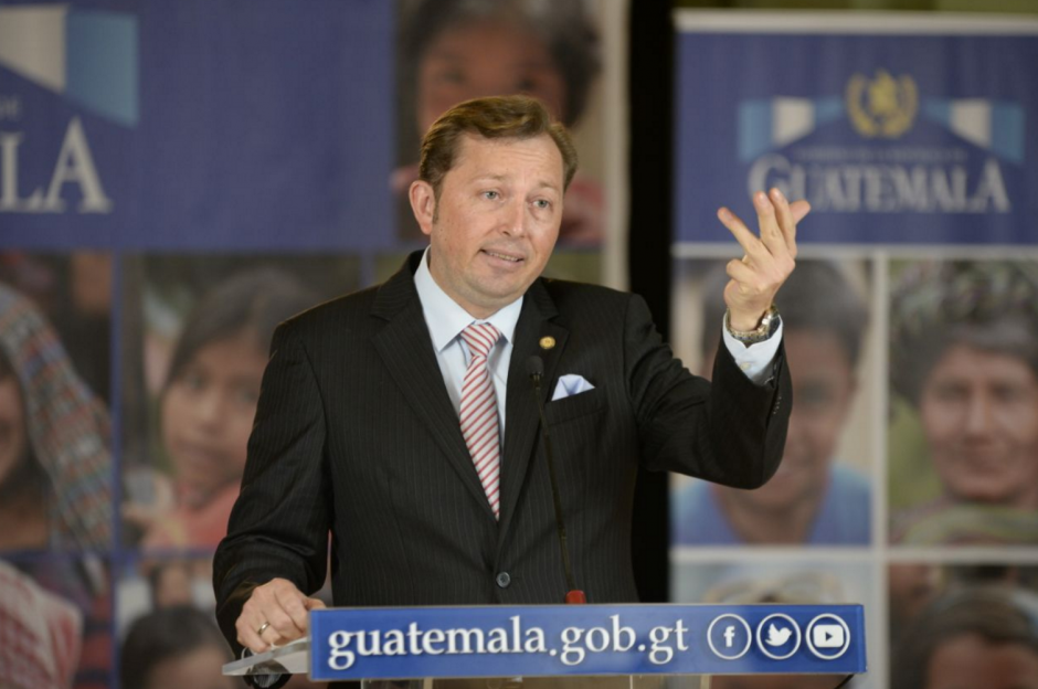 El vocero presidencial, Heinz Heimann, no pudo aclarar los rumores. (Foto: Wilder López/Soy502)&nbsp;