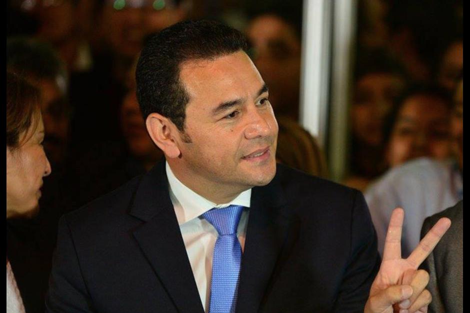 Jimmy Morales tomo posesión el 14 de enero de 2016. (Foto: Archivo/Soy502).&nbsp;