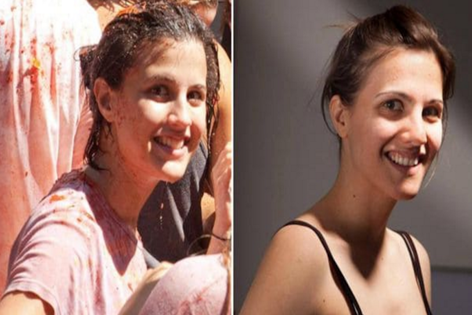 Eva Casado se tom&oacute; una foto con la misma luz y pos&oacute; de la misma manera para encontrar a su doble y lo logr&oacute;. (Foto: Infobae)&nbsp;