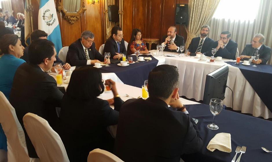 La reunión del presidente con los empresarios duró más de dos horas. (Foto: Gobierno)