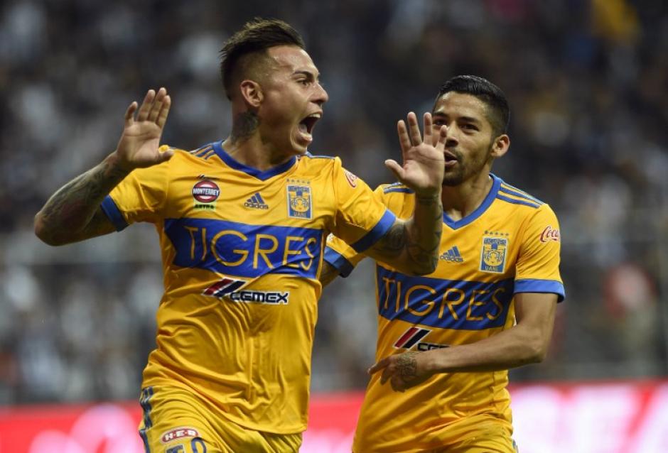 Tigres venci&oacute; a su archirrival, Monterrey en la final en el estadio BBVA Bancomer. (Foto: AFP)